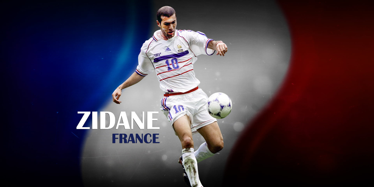 Frankrikes Zinedine Zidane var en framtredende spiller da de vant EM 2000. Foto:wallpaperflare.com